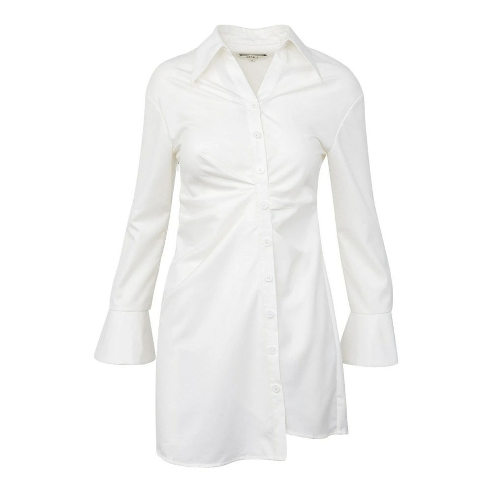 NWOT J.ING Dina White Shirt Dresssize S - Picture 2 of 6